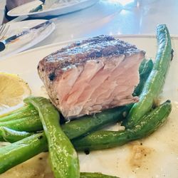 Perfectly cooked salmon