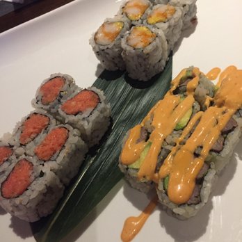 Umami Sushi - Spicy tuna, spicy white tuna mango, cowboy roll. - Sushi Bars Near Me - Lutz, Florida Umami Sushi - Spicy tuna, spicy white tuna mango, cowboy roll. - Sushi Bars Near Me - Lutz, Florida