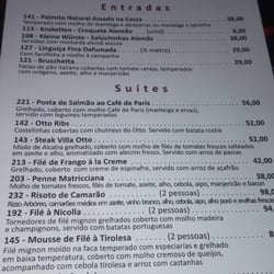 Otto Bar e Restaurante - Cardapio especial dia dos namorados