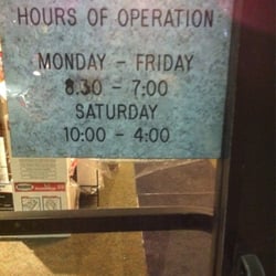 Post Options Business Center - Hours as of 12/30/11