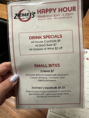 Menu photo 7 Zachary's Chicago Pizza Oakland, CA Menu photo 7 Zachary's Chicago Pizza Oakland, CA