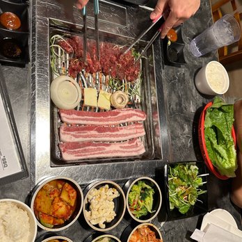 Hai Woon Dai - a table of food being prepared - Korean Near Me - Antioch, Tennessee Hai Woon Dai - a table of food being prepared - Korean Near Me - Antioch, Tennessee
