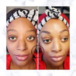 The Art of Face Beauty Lounge - Ombre Brows - Wake Up and Go (Swim proof, sweat proof, smudge proof) Lasts 1-3 years after touch up. Best of all....its painless!