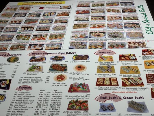 Menu photo 8 Tentatsu Vancouver, BC