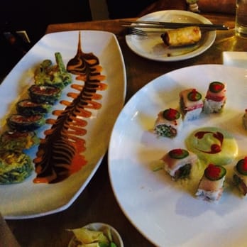Indie Cafe - I don't remember the names of the rolls but they were amazing! - Sushi Bars Near Me - Chicago, Illinois