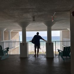 Top of the Gulf - Outdoor balcony overlooking the pool