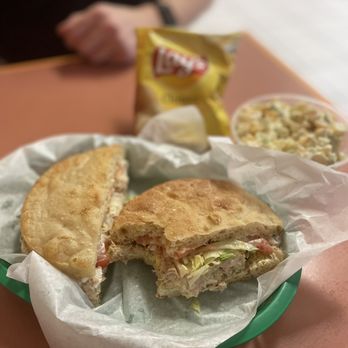 Sourdough Bread Deli - Couldn't help but dig in! Potato salad is a must try! - New American Near Me - Plano, Texas