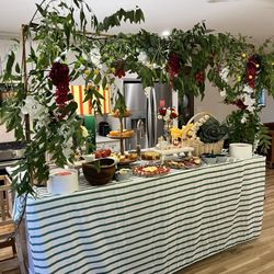 The Unbothered Wife - Party food setup