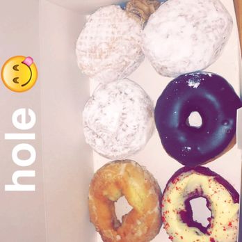 Donut Hole - Sour cream, powdered, chocolate angel, Bavarian cream filled, chocolate, red velvet. Delicious - Donuts Near Me - Inlet Beach, Florida