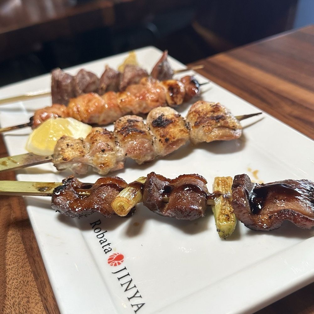 Robata JINYA - 3rd St. - Many Robata Skewers - @sushitraveler - Japanese Near Me - Los Angeles, California Robata JINYA - 3rd St. - Many Robata Skewers - @sushitraveler - Japanese Near Me - Los Angeles, California