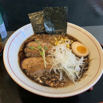 Tora Ramen - black Garlic Tonkotsu Ramen - Ramen Near Me - Boston, Massachusetts