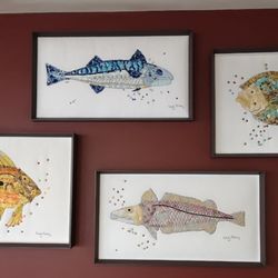 Griffin Inn - It's all about fish at the Griffin. Commission from local Dale Artist Wendy Kehoe