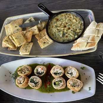 Sundried Tomato - Spinach and Oven - Baked Artichoke Egg Crispy Blackened Chicken Spring Rolls - Cafes Near Me - San Juan Capistrano, California Sundried Tomato - Spinach and Oven - Baked Artichoke Egg Crispy Blackened Chicken Spring Rolls - Cafes Near Me - San Juan Capistrano, California