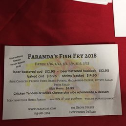 Faranda's Fish Fry 2018