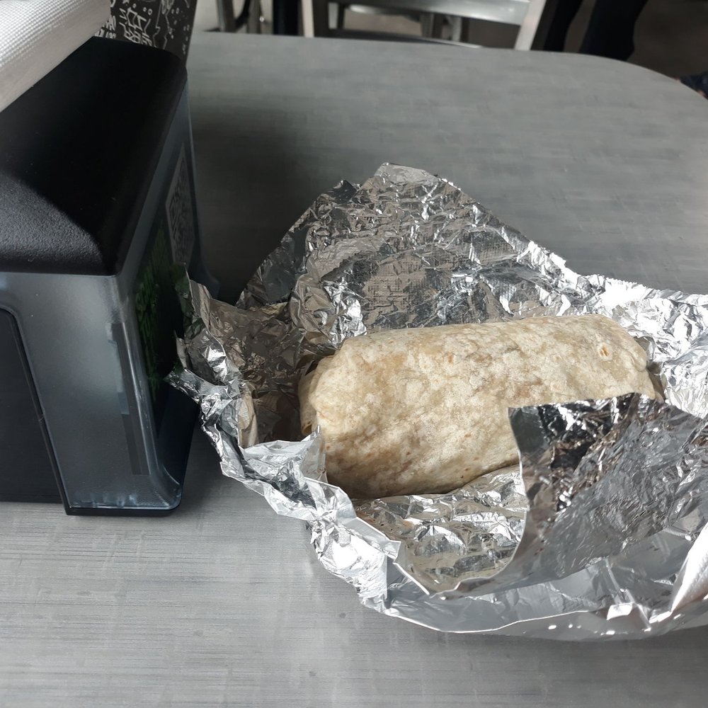 Shrimp burrito... Tiny... Shrimp burrito... Tiny...