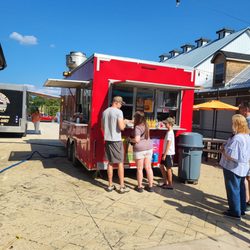 A Taste of Colorado - Food truck. If there is no line, ORDER. You will still have a long wait, but not a LONG WAIT