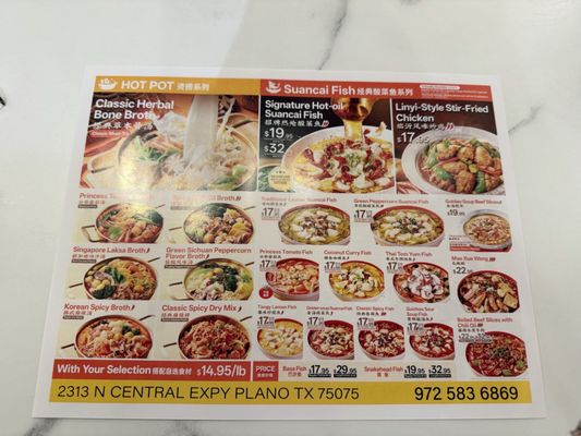 Menu photo 5 Yonny Plano, TX