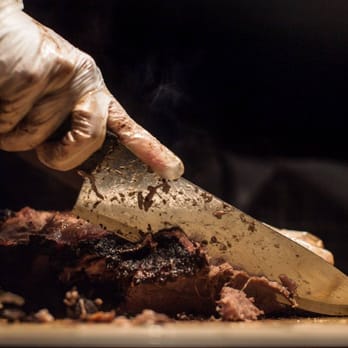 Babe Denny - Meat carving station at Yelp's Bluegrass and BBQ party - Photographers Near Me