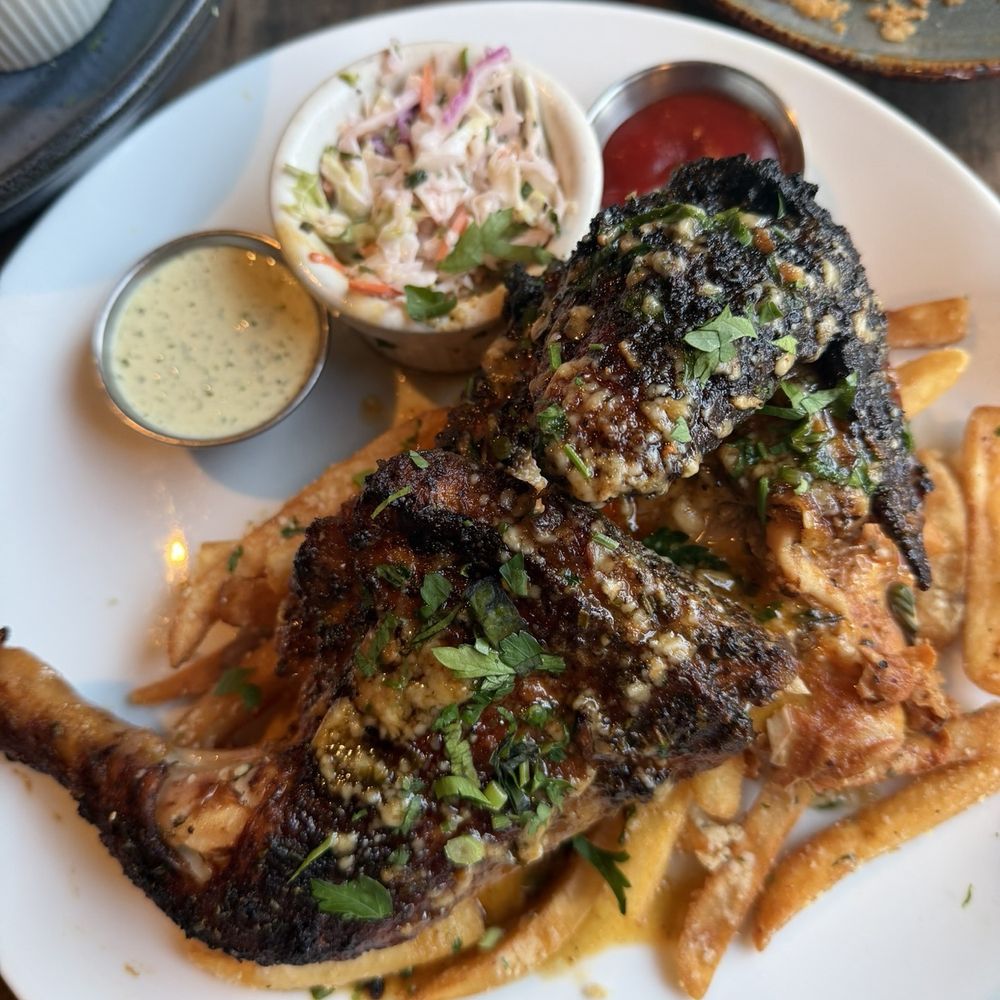 This was the half roast chicken, weekly special-- please make it a regular entree! I will come back for it! Tasted awesome with the fries! This was the half roast chicken, weekly special-- please make it a regular entree! I will come back for it! Tasted awesome with the fries!