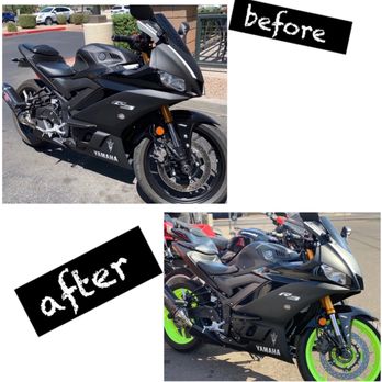 Powdercoat It - Pre and Post photos of my R3 rims! - Powder Coating Near Me - Tempe, Arizona