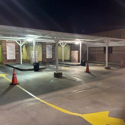 Closed/blocked off wash entrances