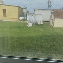Linens being dried