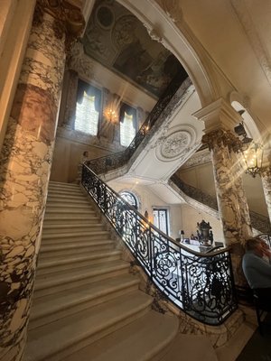 Photo of The Elms - Newport, RI, US. Grand staircase in The Elms