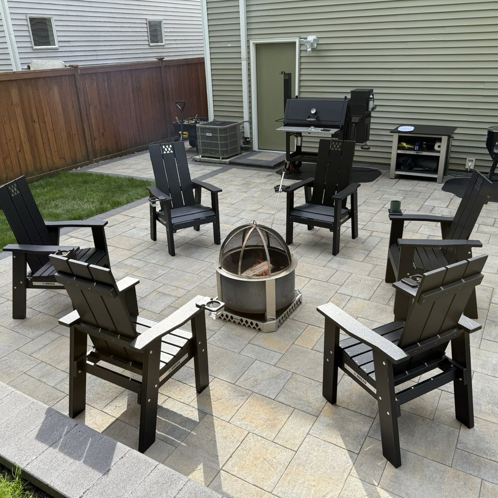 Eli's Paver Patios - Eli's Paver Patio with Breeo fire setting - Masonry/Concrete Near Me - Tacoma, Washington Eli's Paver Patios - Eli's Paver Patio with Breeo fire setting - Masonry/Concrete Near Me - Tacoma, Washington