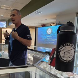 Right Time International Watch Center - Alex with Fins Attached