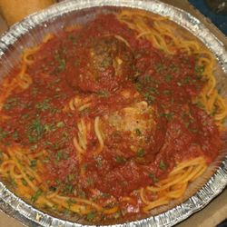 Spaghetti & meatballs