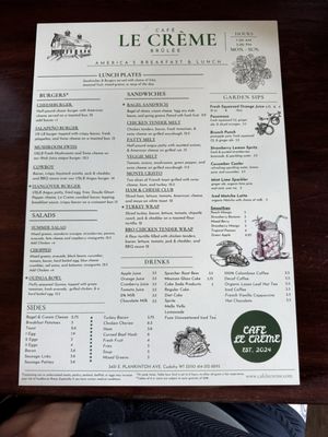 Cafe Le Crème Brûlée by null