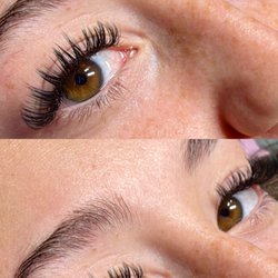 Glam Parlor Eyelash Extensions & Microblading - Wet set fill by tiffany!