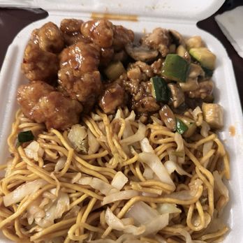 Panda Express - Another fast food Chinese dish noodles, Kung Pao chicken and  lemon chicken. - Chinese Near Me - Wildwood, Florida