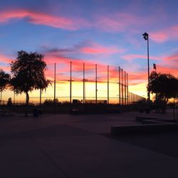 Red Mountain Softball Complex - One of the nicest sunsets you'll ever see in Phoenix.