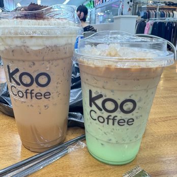 Koo Coffee Tea - Vietnamese Coffee - Large 20oz and Pandan Coffee - 16oz - Coffee & Tea Near Me - Westminster, California Koo Coffee Tea - Vietnamese Coffee - Large 20oz and Pandan Coffee - 16oz - Coffee & Tea Near Me - Westminster, California