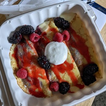 Miss Batavia Diner - Berry Cream Cheese Crepes - American Near Me - Batavia, New York