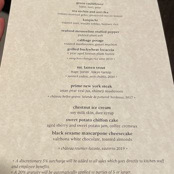Bon Mot - New menu! - Korean Near Me - Cupertino, California