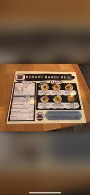 Menu photo 2 Rokaru Ramen Blue Ash, OH