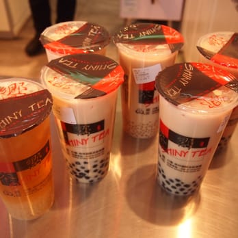Shiny Tea - Drinks for everyone! (one green tea and 5 milk tea) - Bubble Tea Near Me - Richmond, British Columbia Shiny Tea - Drinks for everyone! (one green tea and 5 milk tea) - Bubble Tea Near Me - Richmond, British Columbia