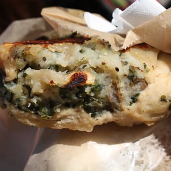 Tante's - Oakland Eat Real Festival 2010 - Potato & Spinach Knish - Food Stands Near Me