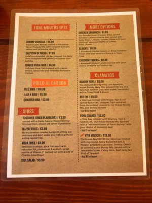 Menu photo 4 Fowl Mouths EPTX El Paso, TX Menu photo 4 Fowl Mouths EPTX El Paso, TX