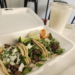 3 Tacos and a Drink Special ($8.99)