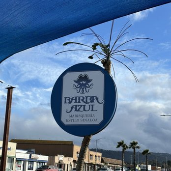 Barba Azul - Sign for the restaurant - Mexican Near Me - Seaside, California Barba Azul - Sign for the restaurant - Mexican Near Me - Seaside, California