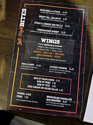 Menu photo 2 Brick House Bar & Grill Front Royal, VA