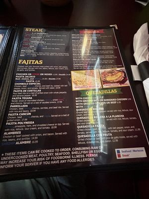 Menu photo 1 Chimbolo Mexican Restaurant Cowan, TN Menu photo 1 Chimbolo Mexican Restaurant Cowan, TN