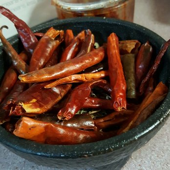 Taqueria Michoacan - a bowl of chilis - Mexican Near Me - Modesto, California