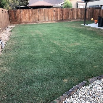 A-G Sod Farms - a backyard with grass and gravel - Nurseries & Gardening Near Me - Selma, California A-G Sod Farms - a backyard with grass and gravel - Nurseries & Gardening Near Me - Selma, California