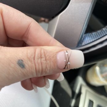Aqua Nails and Spa - What I got. Very disappointed. They were in a hurry to rush out of there. Got to their car before i did... - Nail Salons Near Me - Springfield, Missouri