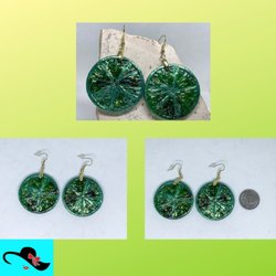 Vivian Treasury - Lime slice earrings