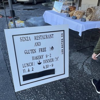Senza - sign outside - Italian Near Me - Los Gatos, California Senza - sign outside - Italian Near Me - Los Gatos, California
